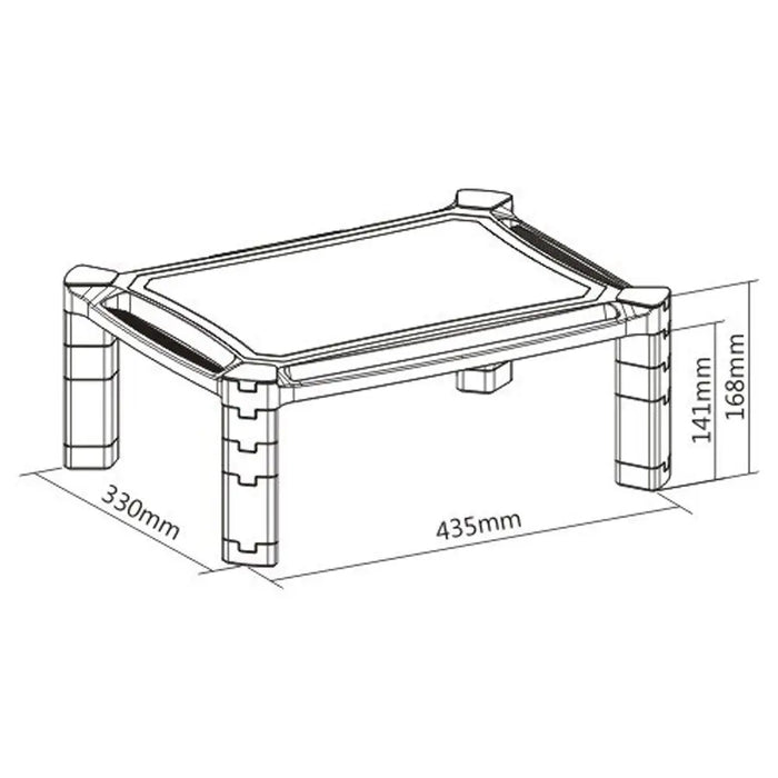 Techly Height-Adjustable Smart Stand ICA-MS 401 - Monitor standsAEU-PPM<<<Articles improvng ergonomics