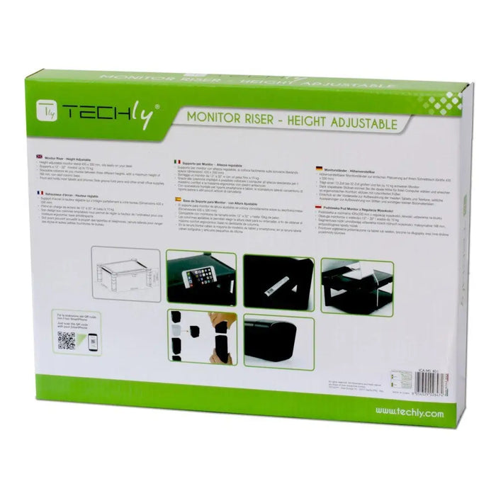 Techly Height-Adjustable Smart Stand ICA-MS 401 - Monitor standsAEU-PPM<<<Articles improvng ergonomics