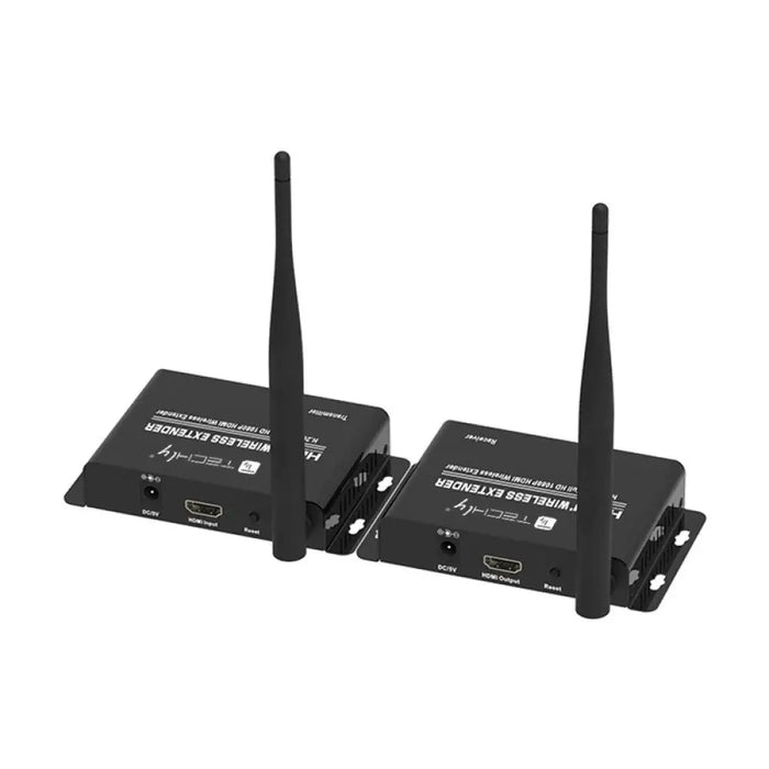 Techly IDATA HDMI-WL55 AV extender AV transmitter & receiver Black - Video extendersKVV-EVO<<<KVMKVV<<<ActionPL