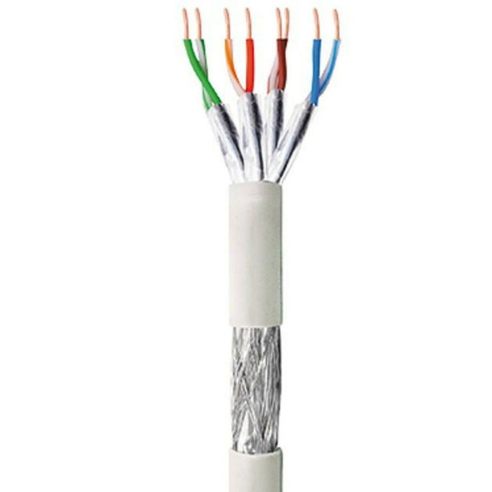 FTP Category 6 Rigid Network Cable Techly 022595 Grey 305 m
