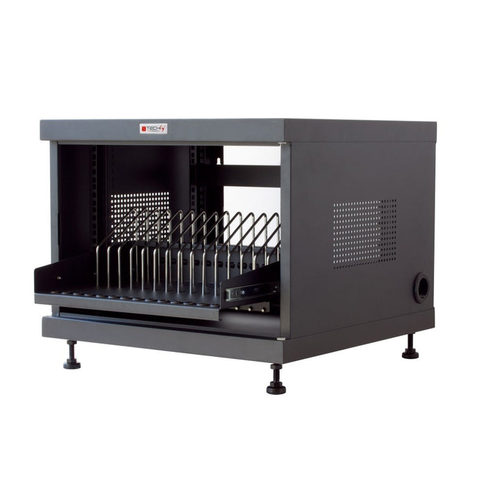 Techly Professional Charging Cabinet 14 Tablets and Smartphones