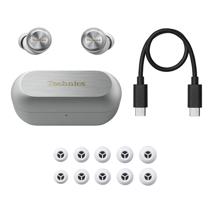 True wireless headphones TECHNICS EAH-AZ100E-S SILVER