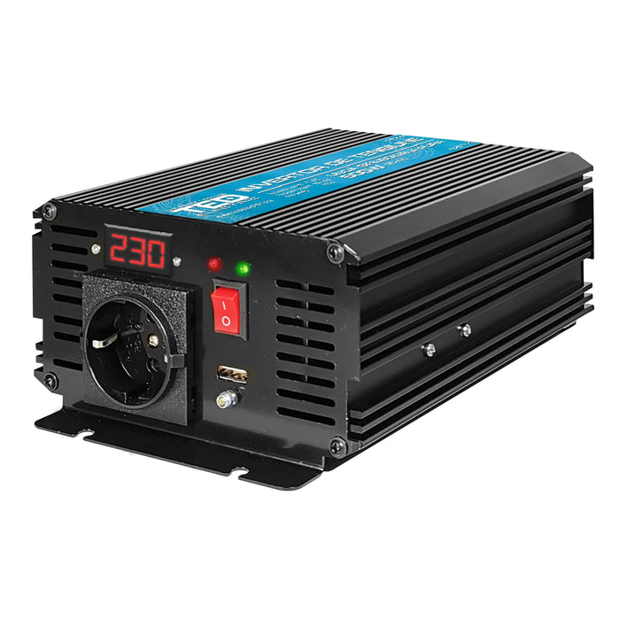 Inverter 12/220 V DC/AC 500/1000W Modified Sine Wave TED007032 TED ELECTRIC