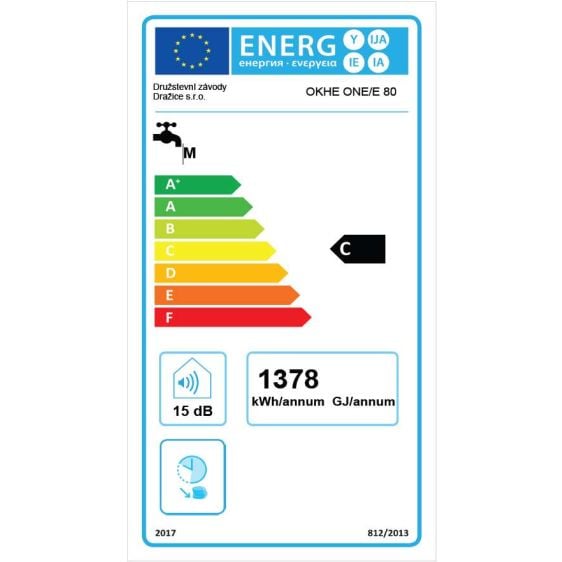 Boiler TEDAN DRAZICE OKHE ONE/E 80, multi-position, 2 kW