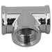 TEE 1/2 CHROME AQUASTO - ВИК тръби и фитинги<<<Отопление Охлаждане и Вик<<<Praktiker&&&ВИК тръби и