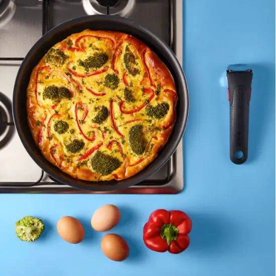 Tefal L1539153 Easy Cook & Clean wok26 + stp24 + handle - Съдове за готвене<<<TEFAL домакински прибори и