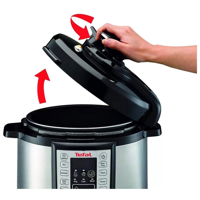 MULTI COOKER TEFAL CY505E30 GRAY, 6.00 L, PRESSURE