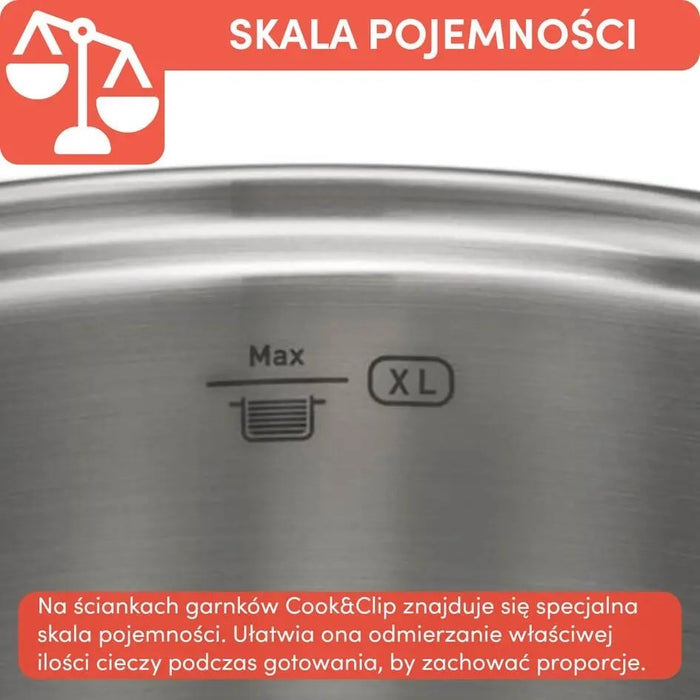 TEFAL Cook & Clip Cookware Set 10 pcs G723SA74