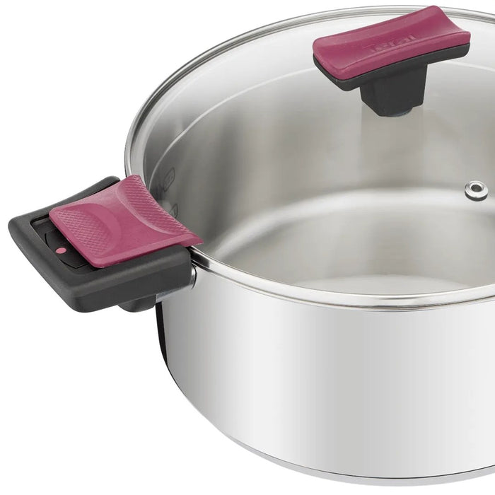 TEFAL Cook & Clip Cookware Set 10 pcs G723SA74