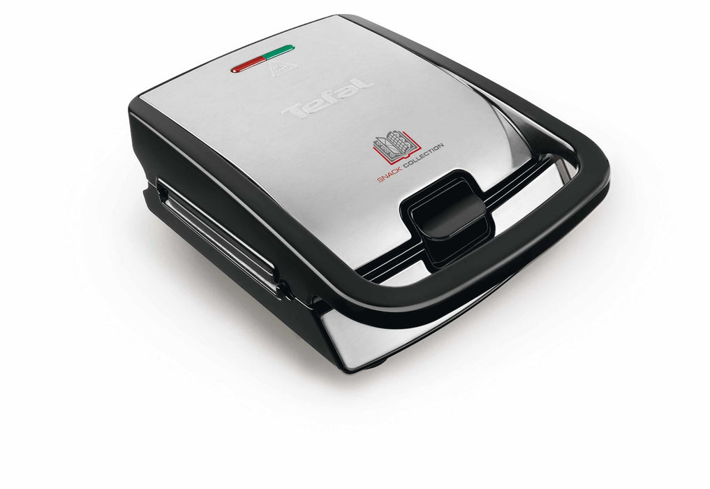 Tefal SW854D sandwich maker 700 W Black, Stainless steel