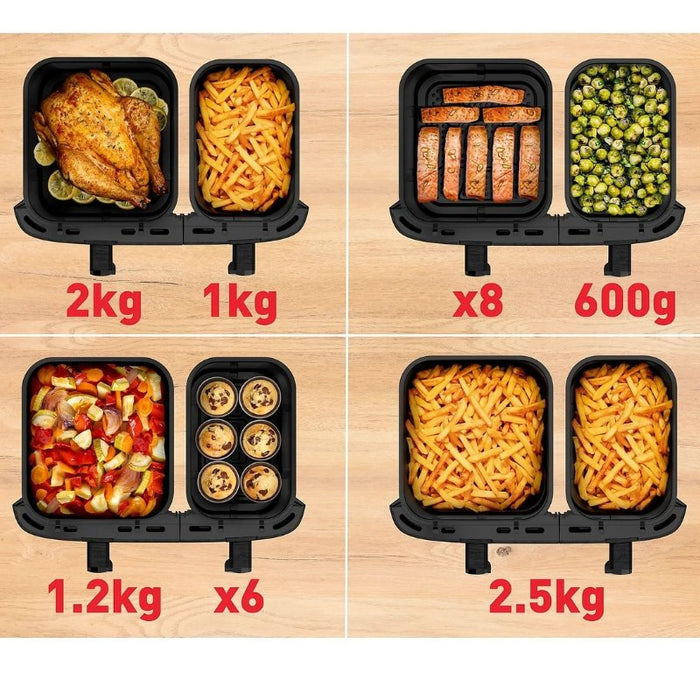 Healthy cooking appliance Tefal EY942HE0 Dual Easy Fry XXL