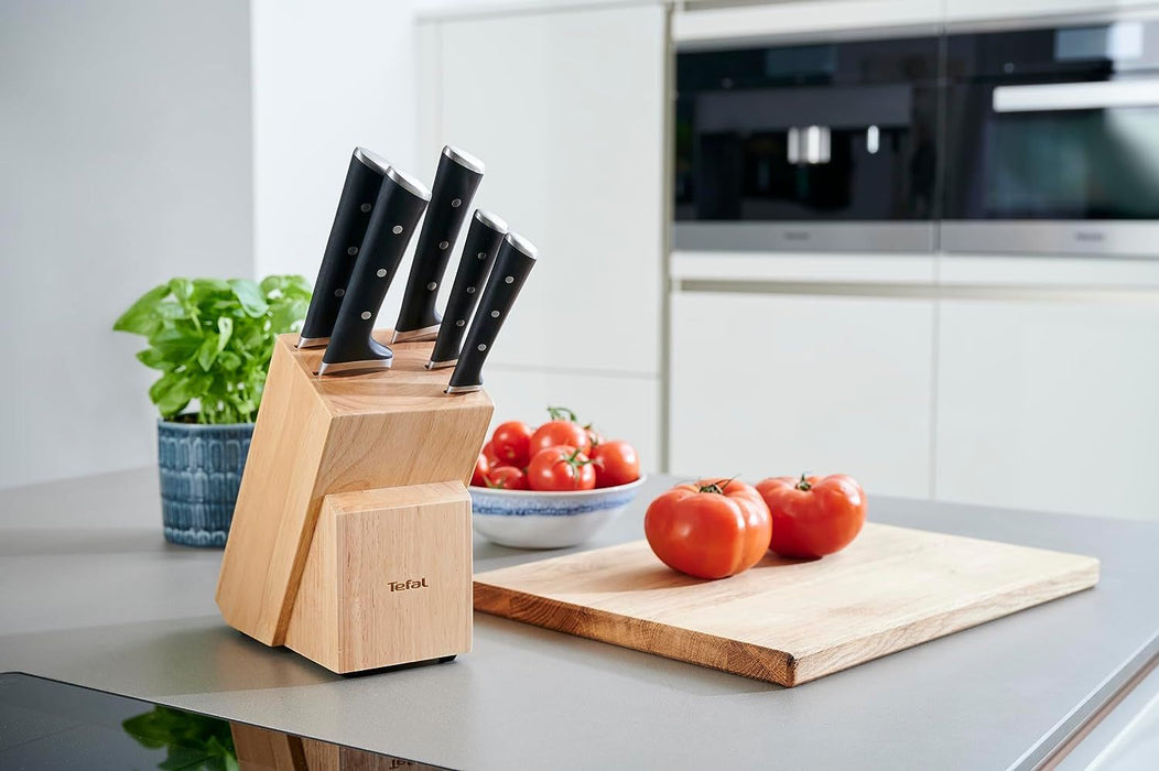 Knife set with stand TEFAL Ice Force K232S574