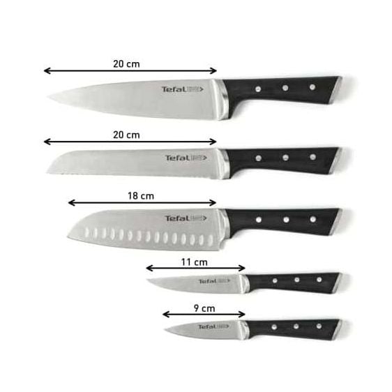 Knife set with stand TEFAL Ice Force K232S574