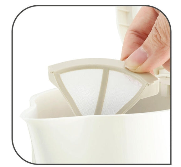 Tefal KO120130 TRAVEL CITY2 0.5L white & grey, 2 cups, travel bag, spoon