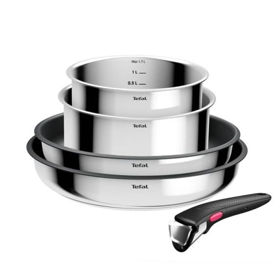 TEFAL Ingenio Cook Eat cookware set, 5 pcs. L881S504