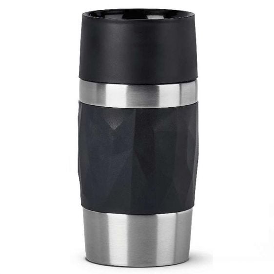 Thermal mug TEFAL N2160110 Travel Mug Compact 0.3l black