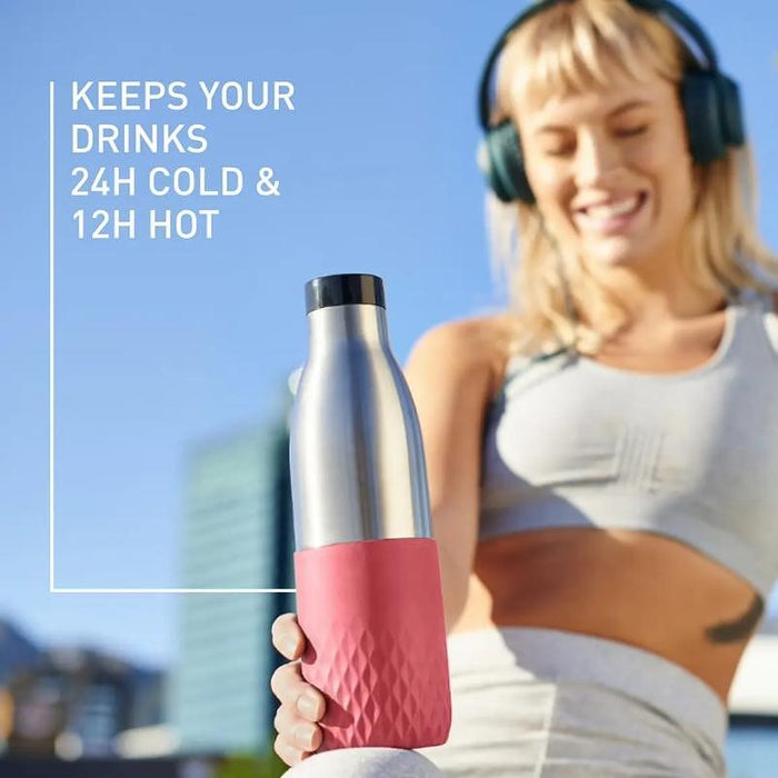 Thermos cup Tefal N3110810 BLUDROP QP 0.5L SLVE CORAL