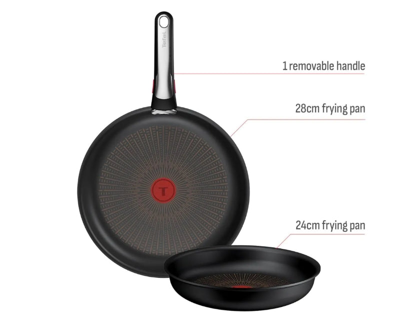Tefal P0009553 Set 3Pcs Excellence Plus G7 Bla