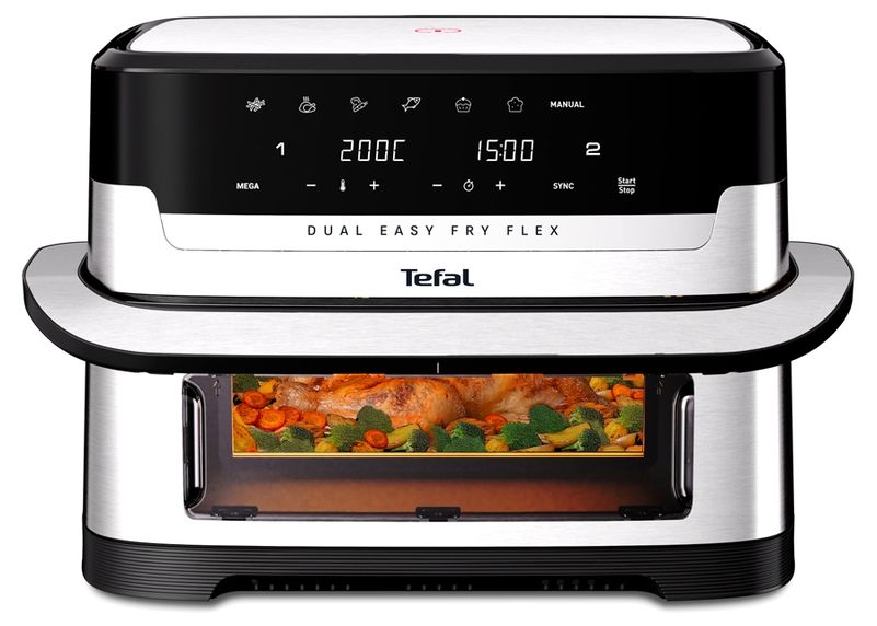 Dual-zone Deep Fryer TEFAL Dual Easy Fry Flex EY922DE0