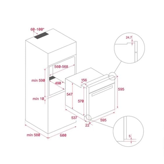 Built-in oven TEKA HLB 8400 FullBlack