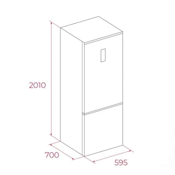 Refrigerator-freezer TEKA Van Gogh RBF 88670 VG, 378 l, Total No Frost