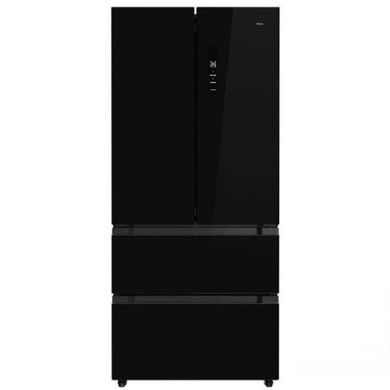 Refrigerator with freezer TEKA RFD 77825, 516 l, No Frost, 189.8 x 83.3 cm, black
