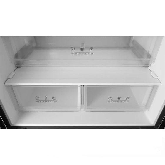 Refrigerator with freezer TEKA RFD 77825, 516 l, No Frost, 189.8 x 83.3 cm, black