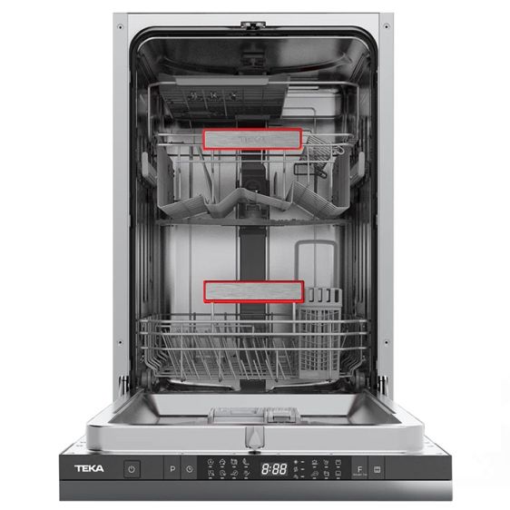 Built-in dishwasher TEKA DFI 44800, 45 cm, 10 place settings