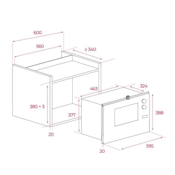 Built-in microwave TEKA MWE 225 FI