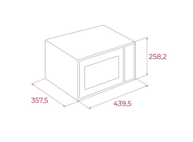 Teka MW FS20 WH Microwave 20 l 700 W Black, White