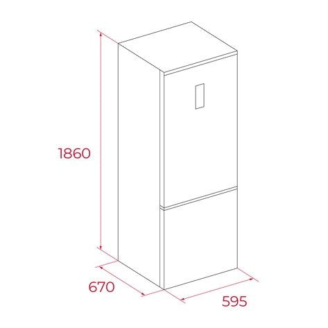 Teka RBF 54650 SS Fridge-freezer Total No Frost 401 L stainless steel
