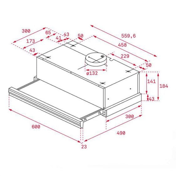 Built-in hood TEKA CNL 6415 WHITE
