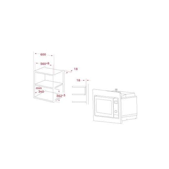 Built-in microwave TEKA MWE 202 FI