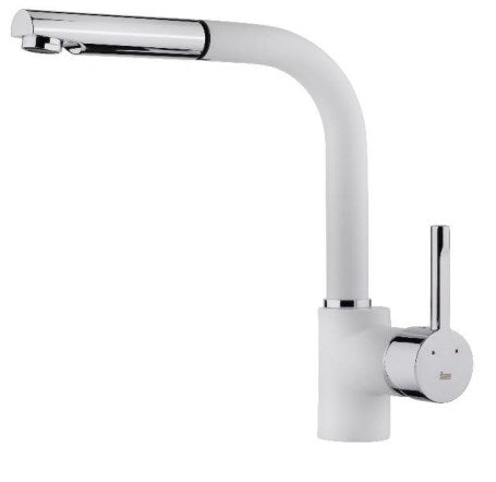 Water faucet TEKA ARES 938 PULL-OUT WHITE