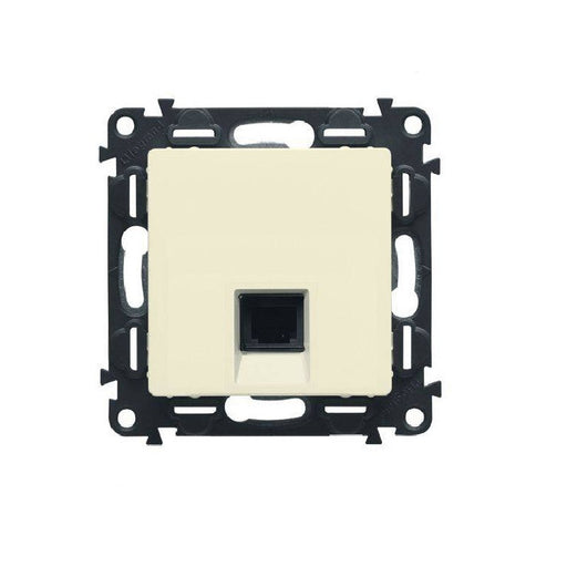 TELEPHONE SOCKET RJ 11 VALENA LIFE LEGRAND - CREAM - Ключове контакти димери и розетки<<<Електроматериали<<<AmperelB2B