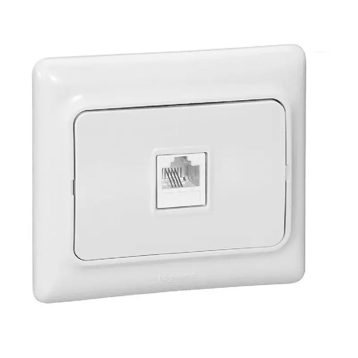 TELEPHONE SOCKET RJ11 KAPTIKA LEGRAND - WHITE - Ключове контакти димери и
