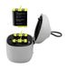 Telesin Allin box triple-channel charger + 3 batteries for GoPro Hero 12 / 11 / 10 / 9 (yellow) - For sports