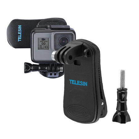 Telesin backpack mount for sports cameras (GP-JFM-003) - Booms and selfie sticks<<<Mounts<<<Tripods<<<Selfie