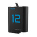 TELESIN lithium battery for GoPro Hero 12/11/10/9 (blue) - For sports cameras<<<Accessories<<<Photo