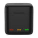 Telesin three-channel box charger + 3 TELESIN batteries for GoPro Hero 9 / 10 / 11 / 12 - For sports