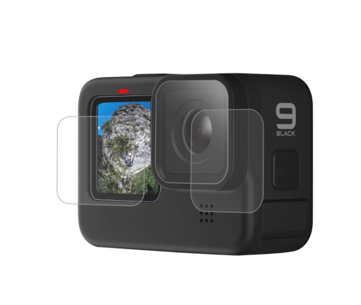 Screen and lens tempered glass Telesin for GoPro Hero 9 / Hero 10 / Hero 11 / Hero 12 (GP-FLM-901)