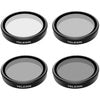 Set of 4 TELESIN CPL/ND8/ND16/ND32 filters for DJI Osmo Action 3 / 4 / 5
