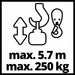 TELFER EINHELL TC-EH 250 - Телфери<<<Специални инструменти<<<Инструменти и железария<<<Praktiker&&&Телфери<<<Специални