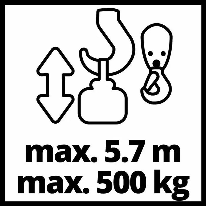 TELFER EINHELL TC-EH 500 - Телфери<<<Специални инструменти<<<Инструменти и железария<<<Praktiker&&&Rope