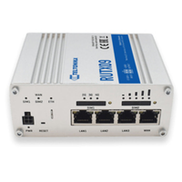 Router Teltonika RUTX09 White Aluminium USB 2.0 RJ45 Ethernet LAN USB x 3 USB x 1 Wi-Fi