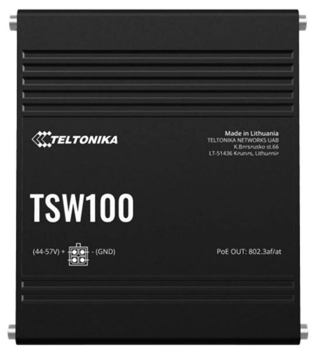 TELTONIKA NETWORKS TSW100 Industrial PoE+ Ethernet Switch