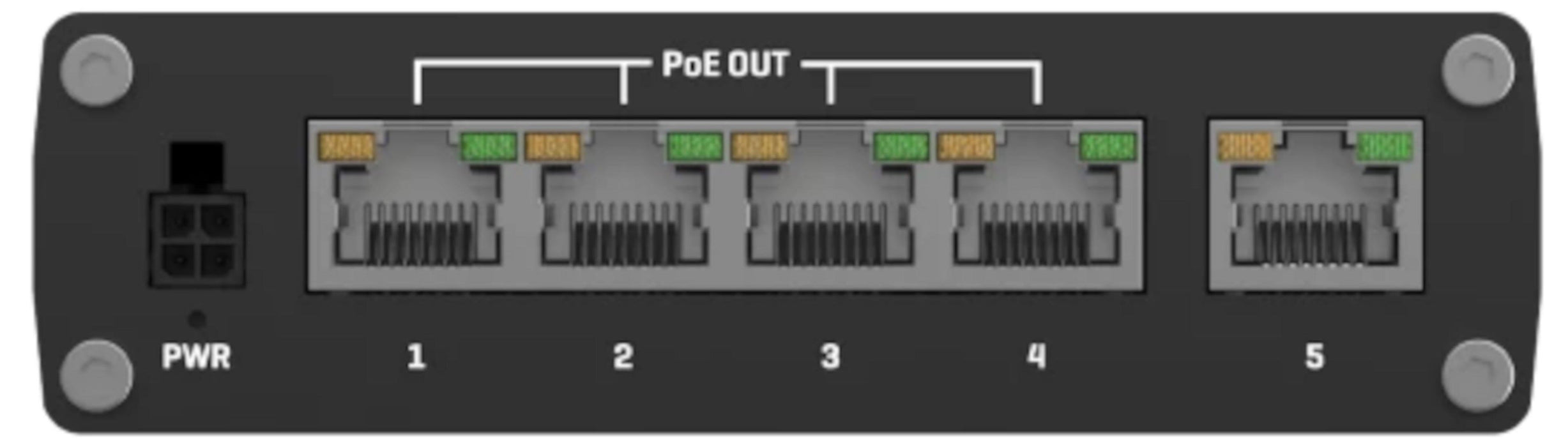 TELTONIKA NETWORKS TSW100 Industrial PoE+ Ethernet Switch