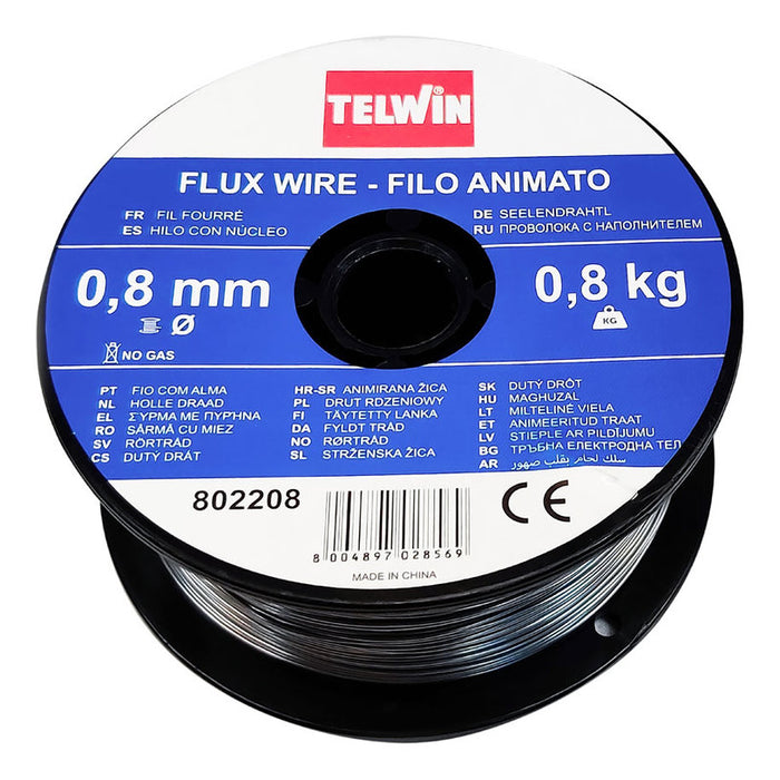 WELDING WIRE PIPE-FLUX F0.8MM-0.8KG TELWIN