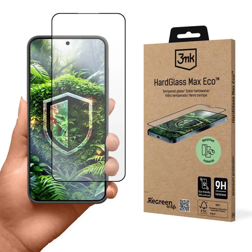 Tempered glass 3mk HardGlass Max Eco for Samsung Galaxy S24 - Cell phone tempered glass<<<HurtelXML