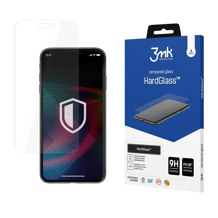 Tempered Glass 9H 3mk HardGlass™ for iPhone 14 Pro Max - *Kategoria tymczasowa<<<HurtelXML